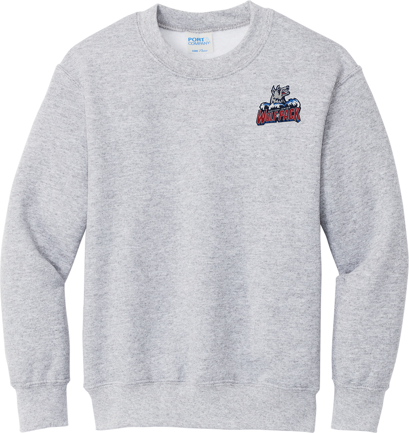 Hartford Jr. Wolfpack Youth Core Fleece Crewneck Sweatshirt