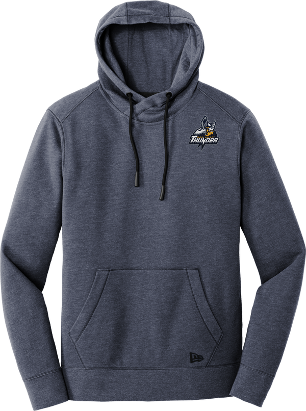 Mon Valley Thunder New Era Tri-Blend Fleece Pullover Hoodie