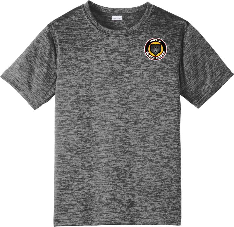 Dupage Black Bears Youth PosiCharge Electric Heather Tee