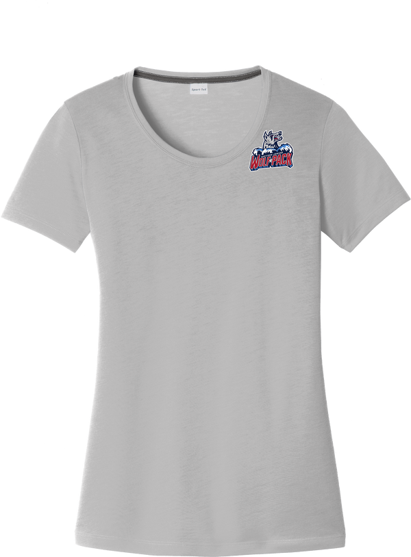 Hartford Jr. Wolfpack Ladies PosiCharge Competitor Cotton Touch Scoop Neck Tee