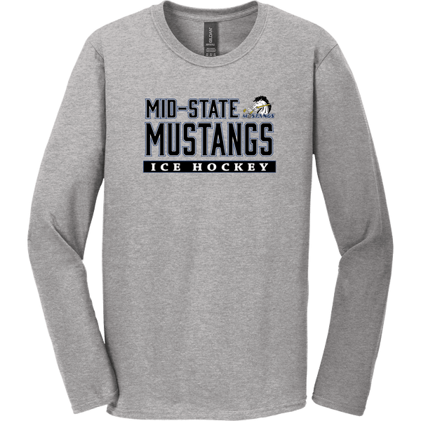 Mid-State Mustangs Softstyle Long Sleeve T-Shirt