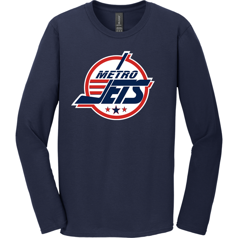 Metro Jets Softstyle Long Sleeve T-Shirt