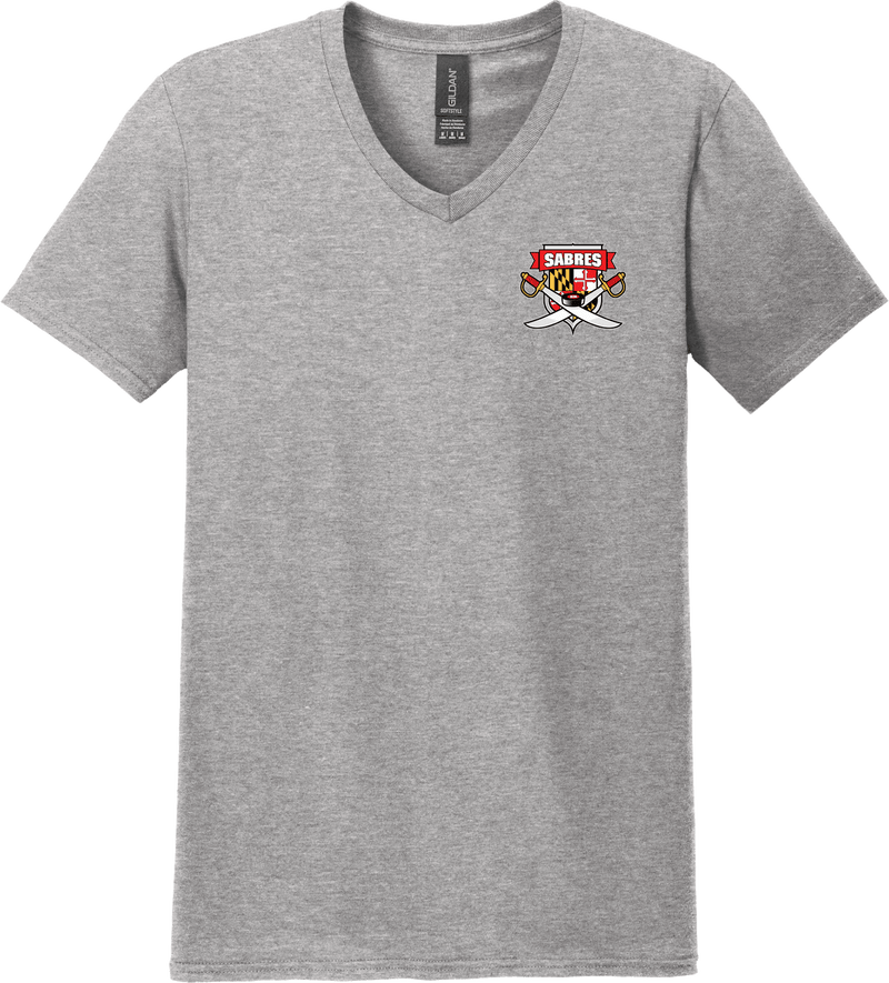 SOMD Sabres Softstyle V-Neck T-Shirt