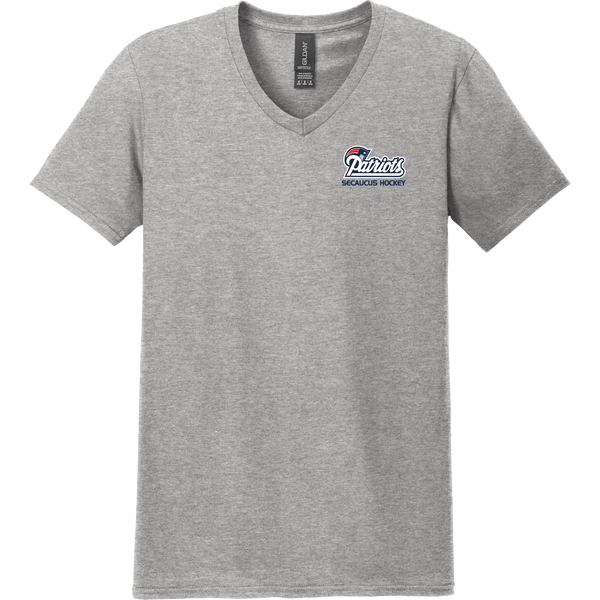 Secaucus Patriots Softstyle V-Neck T-Shirt