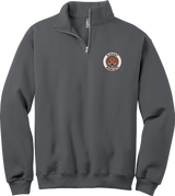 Biggby Bobcats NuBlend 1/4-Zip Cadet Collar Sweatshirt