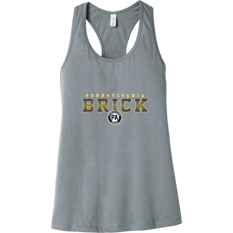 PA Brick Womens Jersey Racerback Tank