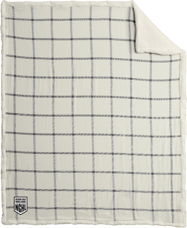 NGHL Flannel Sherpa Blanket