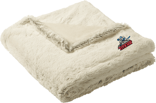 NJ Titans Faux Fur Blanket