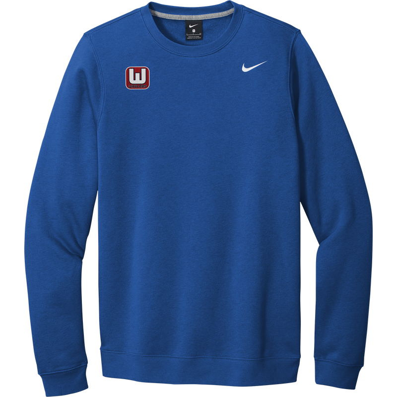 CT Whalers Tier 1 Nike Club Fleece Crew