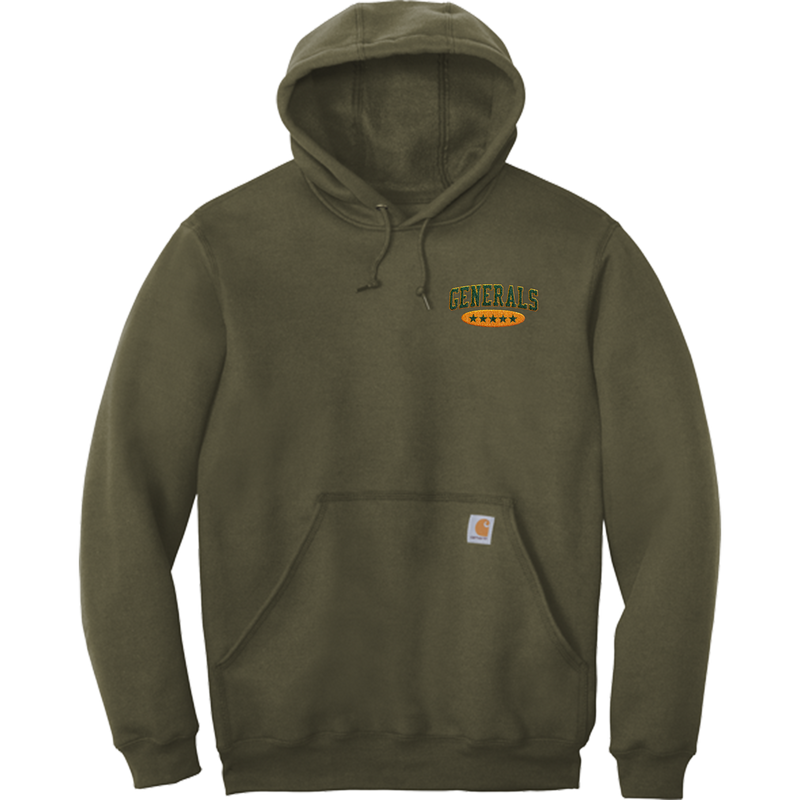 Red Bank Generals Carhartt Midweight Hooded Sweatshirt