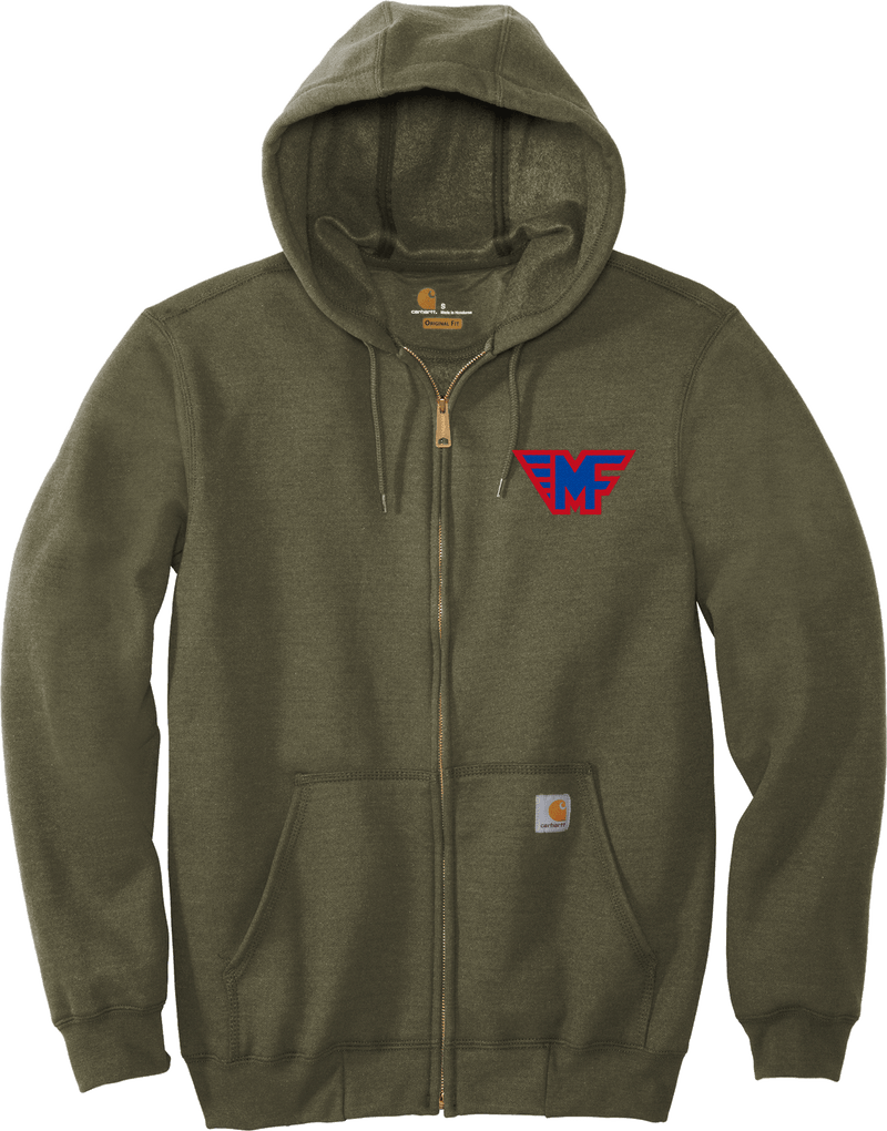 Mid-Fairfield Carhartt Midweight Hooded Zip-Front Sweatshirt