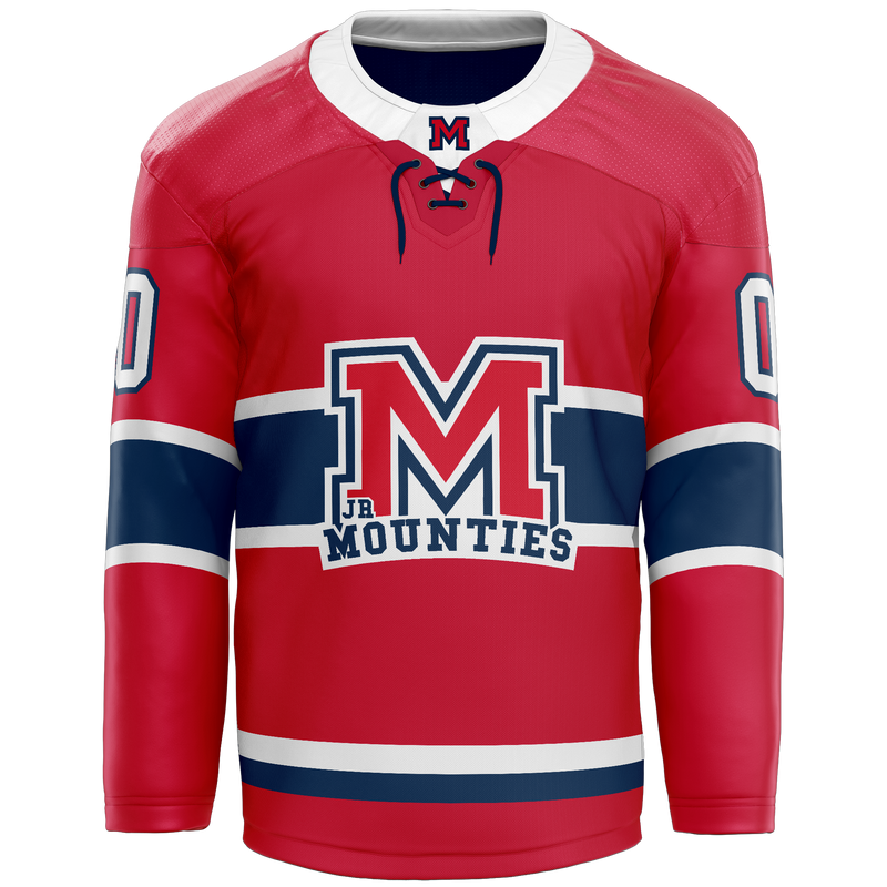 Jr. Mounties Player Jersey - Red - Kit