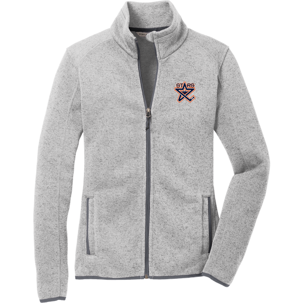 NY Stars Ladies Sweater Fleece Jacket