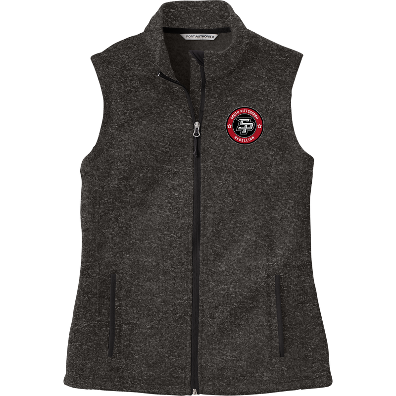 South Pittsburgh Rebellion Ladies Sweater Fleece Vest