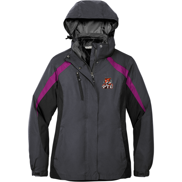 Princeton Tiger Lilies Ladies Colorblock 3-in-1 Jacket