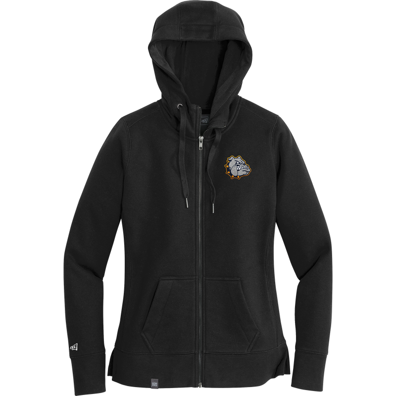 Chelsea Bulldogs New Era Ladies French Terry Full-Zip Hoodie