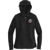 Metro Jets New Era Ladies French Terry Full-Zip Hoodie
