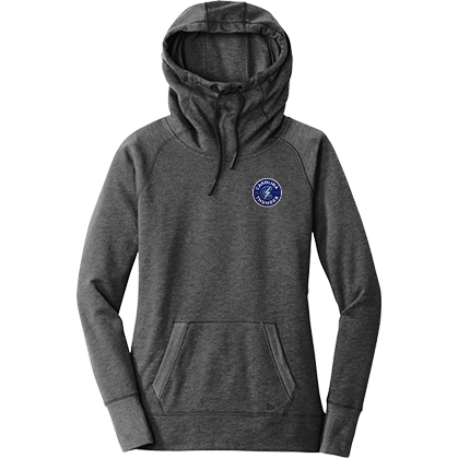 Carolina Thunder New Era Ladies Tri-Blend Fleece Pullover Hoodie