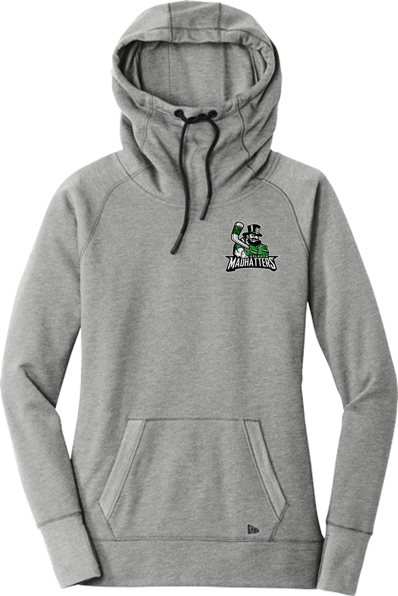 Atlanta Madhatters New Era Ladies Tri-Blend Fleece Pullover Hoodie