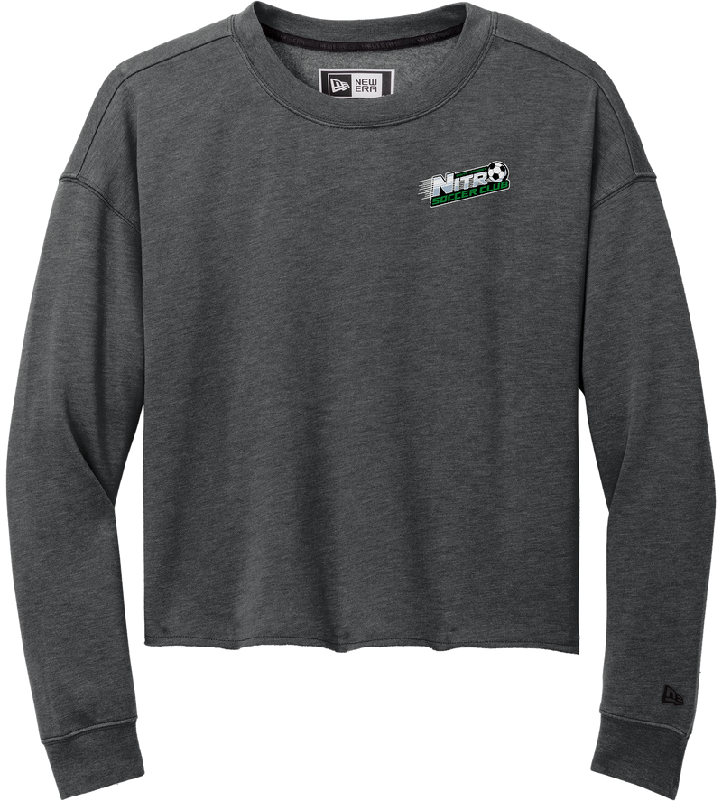 Nitro Soccer New Era Ladies Tri-Blend Fleece Crop Crew