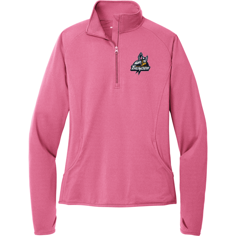 Mon Valley Thunder Ladies Sport-Wick Stretch 1/4-Zip Pullover