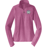 NJ Jets Ladies Sport-Wick Stretch 1/4-Zip Pullover