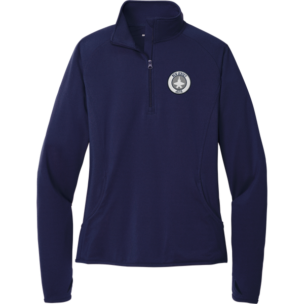 NJ Jets Ladies Sport-Wick Stretch 1/4-Zip Pullover