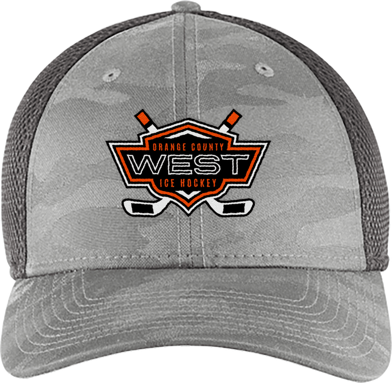 Orange County West New Era Tonal Camo Stretch Tech Mesh Cap