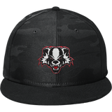 Scary Badgers New Era Camo Flat Bill Snapback Cap