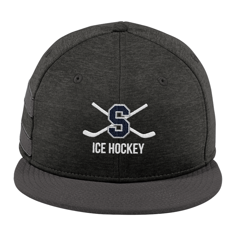 Midd South Hockey New Era Shadow Heather Striped Flat Bill Snapback Cap