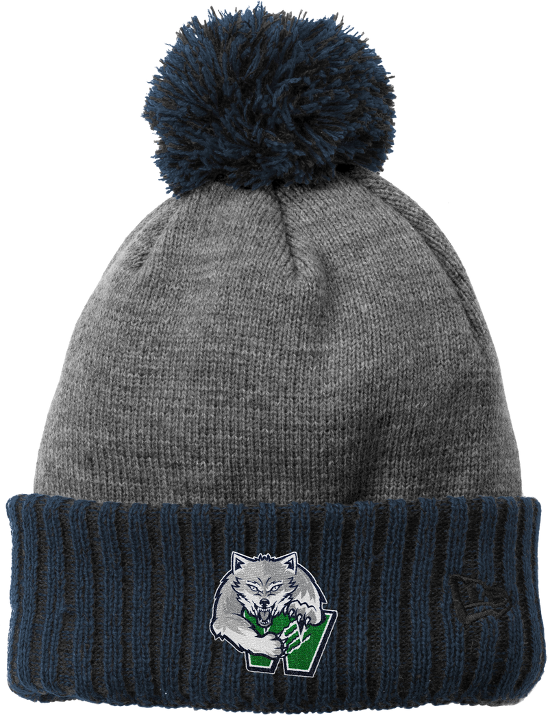 Woodbridge Wolfpack New Era Colorblock Cuffed Beanie