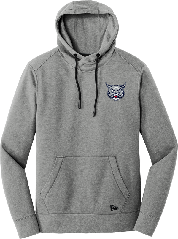 CT Bobcats New Era Tri-Blend Fleece Pullover Hoodie