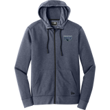 Kensington Valley Ravens New Era Tri-Blend Fleece Full-Zip Hoodie