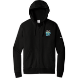 Atlantic City Seals Nike Club Fleece Sleeve Swoosh Full-Zip Hoodie