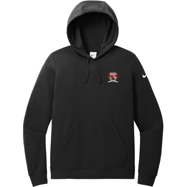 SOMD Sabres Nike Women's Club Fleece Sleeve Swoosh Pullover Hoodie