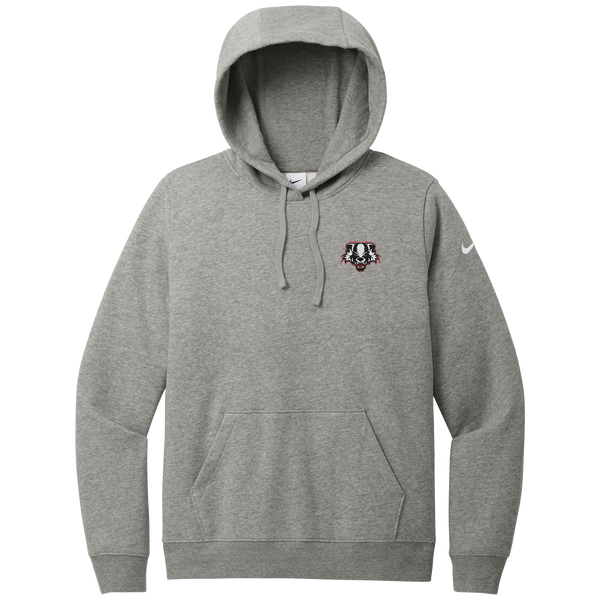 Scary Badgers Nike Women's Club Fleece Sleeve Swoosh Pullover Hoodie