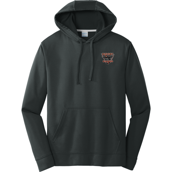 Biggby Bombers Performance Fleece Pullover Hooded Sweatshirt