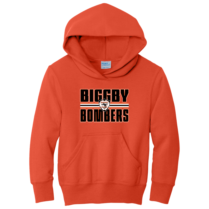Biggby Bombers Youth Core Fleece Pullover Hooded Sweatshirt