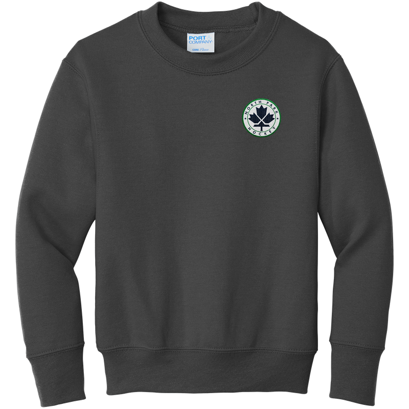 North Park Hockey Youth Core Fleece Crewneck Sweatshirt