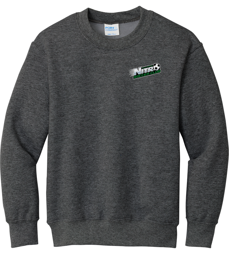 Nitro Soccer Youth Core Fleece Crewneck Sweatshirt