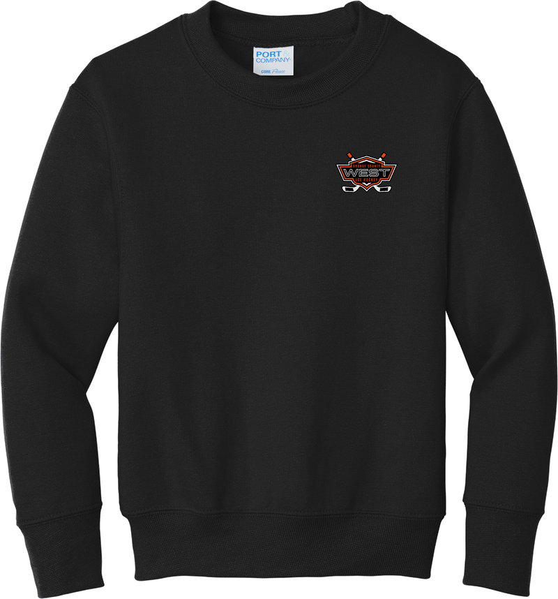 Orange County West Youth Core Fleece Crewneck Sweatshirt