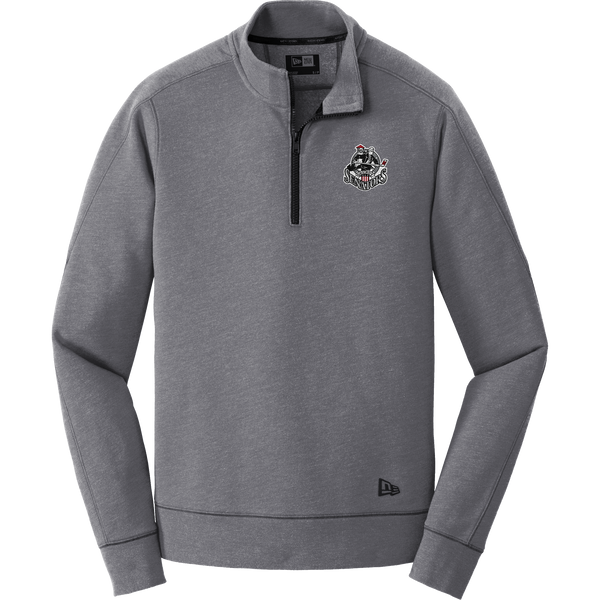 Grundy Senators New Era Tri-Blend Fleece 1/4-Zip Pullover