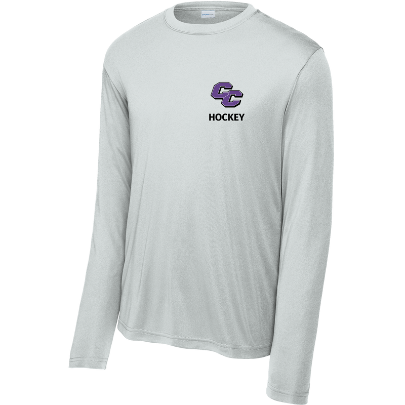 Curry College (Bleed Purple Hockey) Long Sleeve PosiCharge Competitor Tee