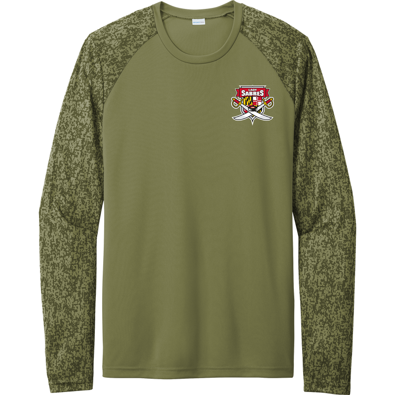 SOMD Lady Sabres Long Sleeve Digi Camo Tee