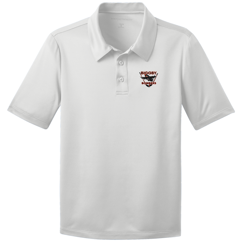 Biggby Bombers Youth Silk Touch Performance Polo