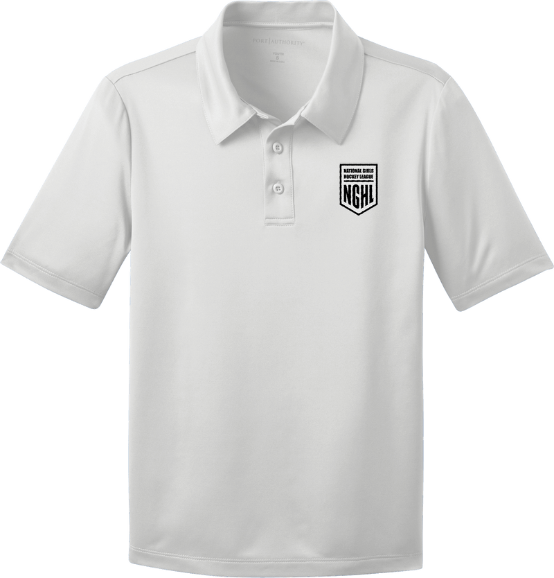 NGHL Youth Silk Touch Performance Polo