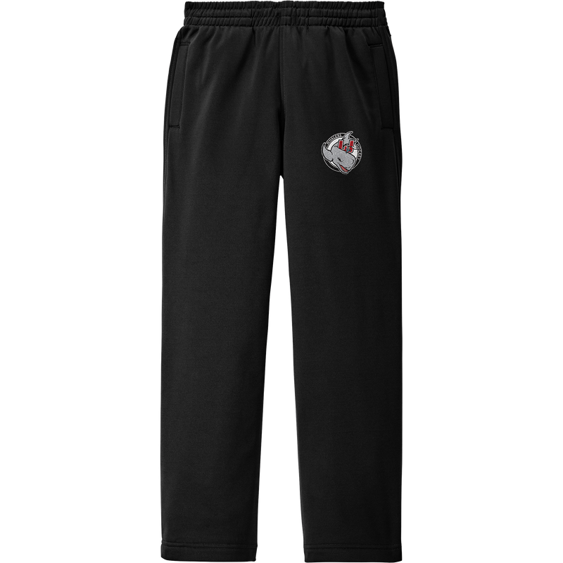 CT Whalers Tier 2 Youth Sport-Wick Fleece Pant