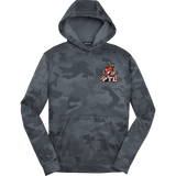 Princeton Tiger Lilies Youth Sport-Wick CamoHex Fleece Hooded Pullover