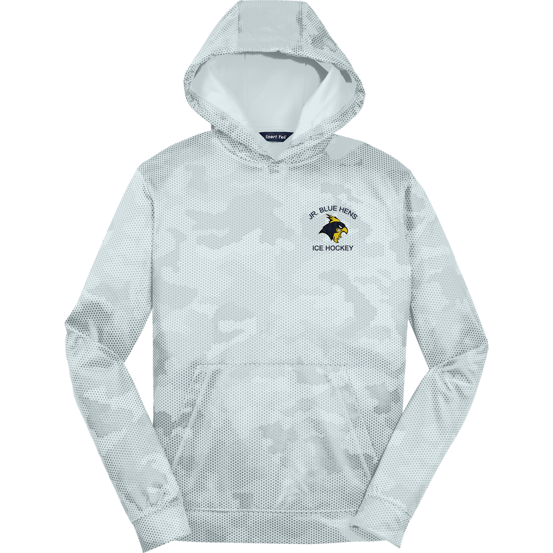 Delaware Jr. Blue Hens Youth Sport-Wick CamoHex Fleece Hooded Pullover