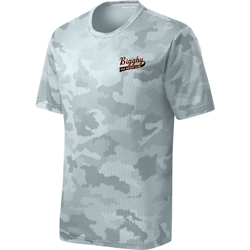 Biggby Coffee AAA Youth CamoHex Tee